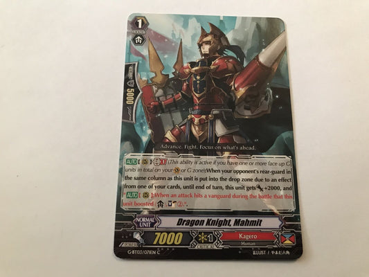Dragon Knight, Mahmit Common G-BT03/071EN C Cardfight Vanguard