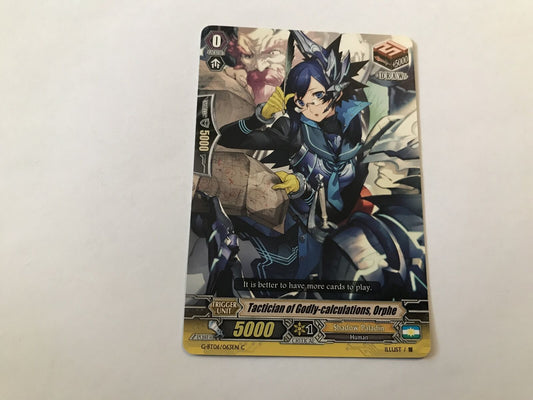 Tactician Of Godly Calculations, Orphe Common G-BT06/063EN C Cardfight Vanguard