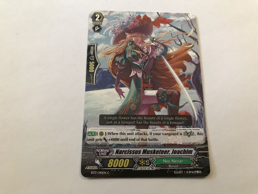 Narcissus Musketeer, Joachim Common BT17/140EN C Cardfight Vanguard