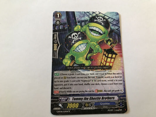 Tommy The Ghostie Brothers Rare Holo G-BT06/039EN R Cardfight Vanguard
