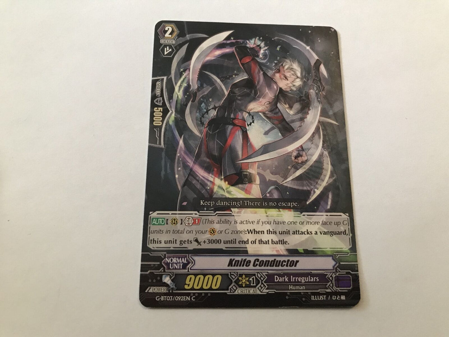 Knife Conductor Common G-BT03/092EN C Cardfight Vanguard