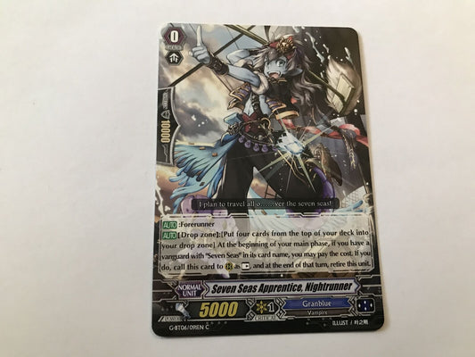 Seven Seas Apprentice, Nightrunner Common G-BT06/091EN C Cardfight Vanguard