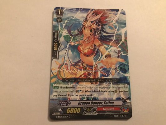 Dragon Dancer, Fatline Common G-BT09/071EN C Cardfight Vanguard