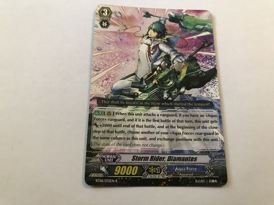 Storm Rider, Diamantes Rare Holo BT08/035EN R Cardfight Vanguard