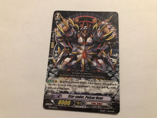 Star Vader, Pulsar Bear TD11/007EN Cardfight Vanguard
