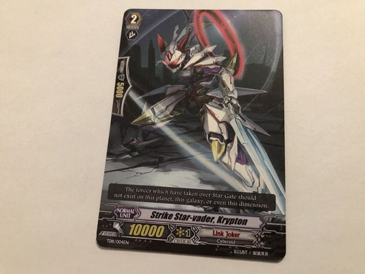 Strike Star Vader, Krypton TD11/004EN Cardfight Vanguard