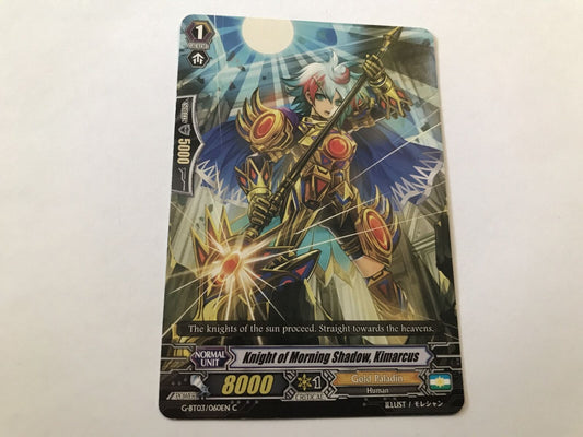 Knight Of Morning Shadow, Kimarcus Common G-BT03/060EN C Cardfight Vanguard