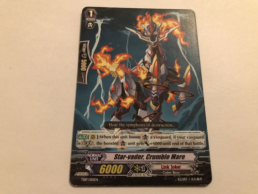 Star Vader, Crumble Mare TD17/012EN Cardfight Vanguard