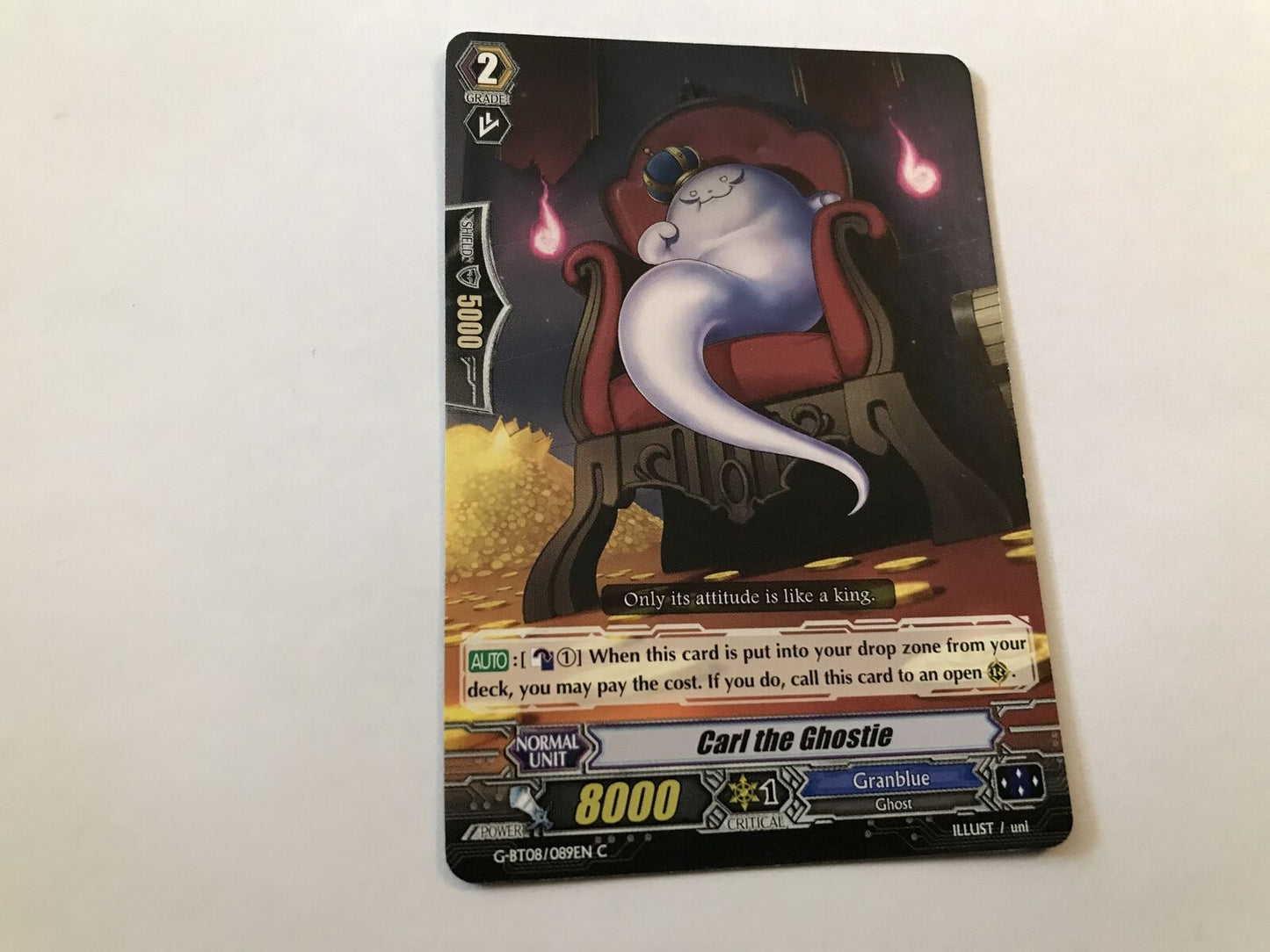 Carl The Ghostie Common G-BT08/089EN C Cardfight Vanguard