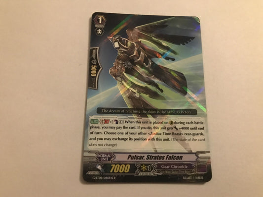 Pulsar, Stratos Falcon Rare Holo G-BT09/040EN R Cardfight Vanguard