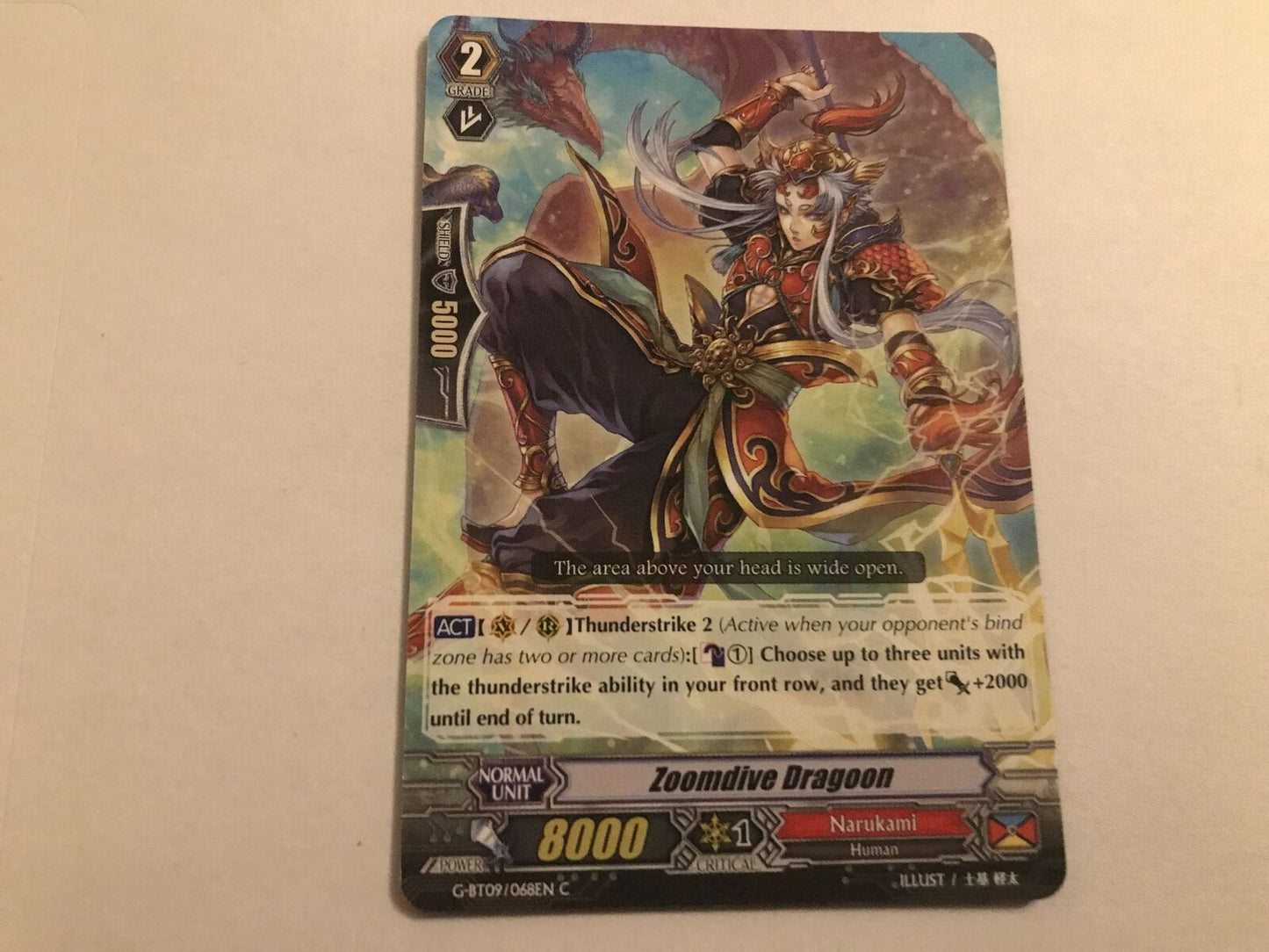 Zoomdive Dragoon Common G-BT09/068EN C Cardfight Vanguard