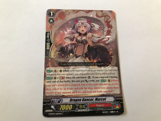 Dragon Dancer, Marcel Common G-BT07/067EN C Cardfight Vanguard