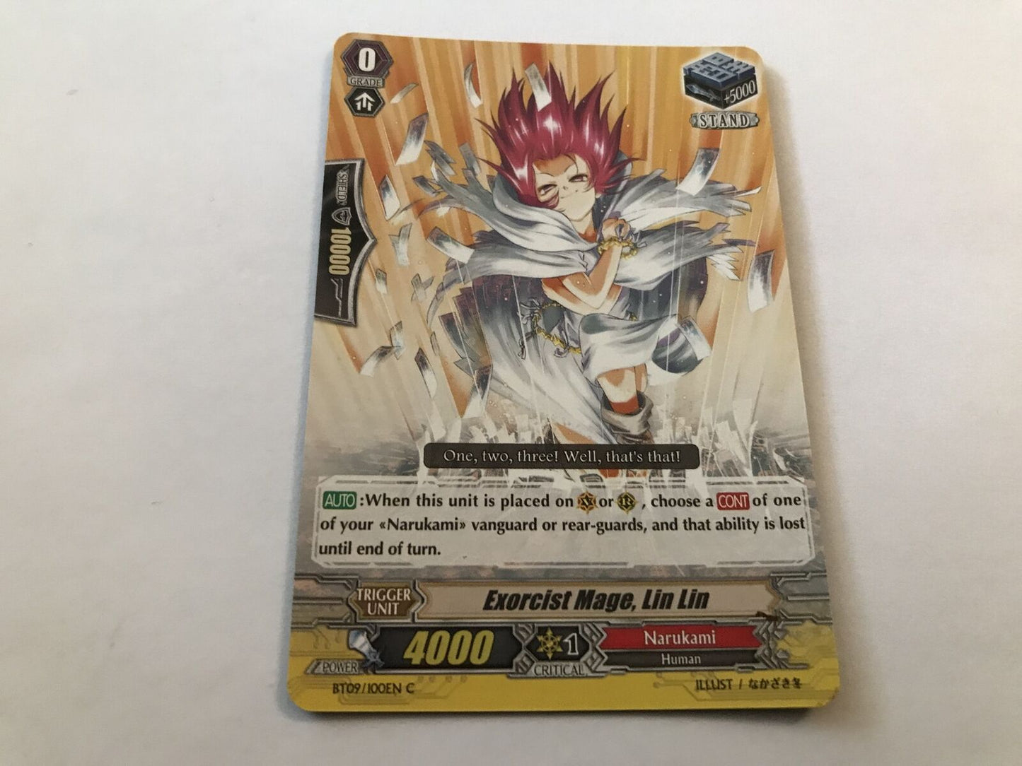Exorcist Mage, Lin Lin Common BT09/100EN C Cardfight Vanguard