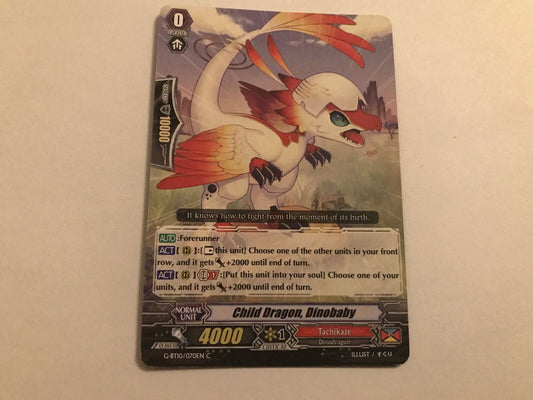 Child Dragon, Dinobaby Common G-BT10/070EN C Cardfight Vanguard