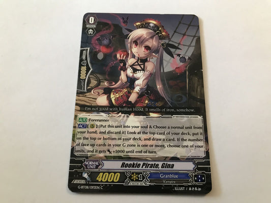 Rookie Pirate, Gina Common G-BT08/093EN C Cardfight Vanguard