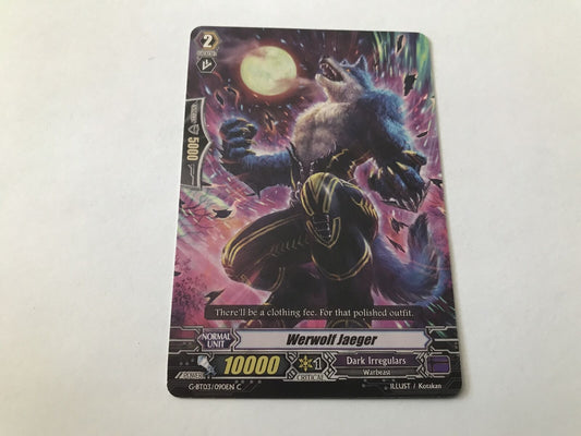 Werwolf Jaeger Common G-BT03/090EN C Cardfight Vanguard