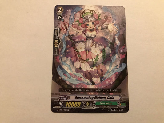 Blossoming Maiden, Cela G-TD03/005EN Cardfight Vanguard