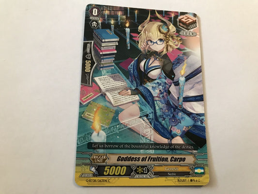Goddess Of Fruition, Carpo Common G-BT08/063EN C Cardfight Vanguard