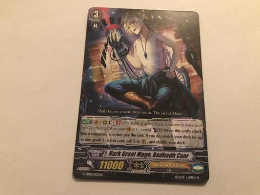 Dark Great Mage, Badhadh Caar G-LD01/002EN Cardfight Vanguard