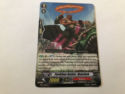 Perdition Battler, Maleikoh Common BT17/067EN C Cardfight Vanguard