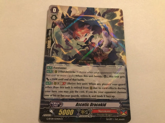 Ascetic Dracokid Rare Holo G-BT09/034EN R Cardfight Vanguard