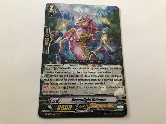 Dreamlight Unicorn Common G-BT04/052EN C Cardfight Vanguard