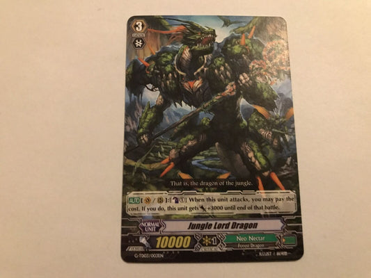 Jungle Lord Dragon G-TD03/003EN Cardfight Vanguard