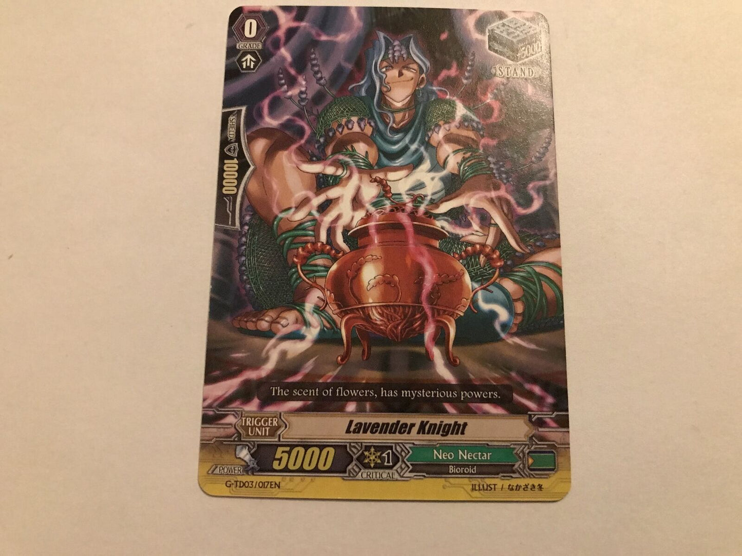 Lavender Knight G-TD03/017EN Cardfight Vanguard