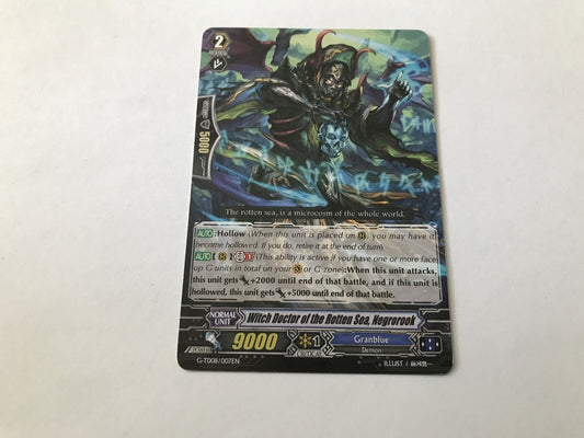 Witch Doctor Of The Rotton Sea, Negrorook G-TD08/007EN Cardfight Vanguard