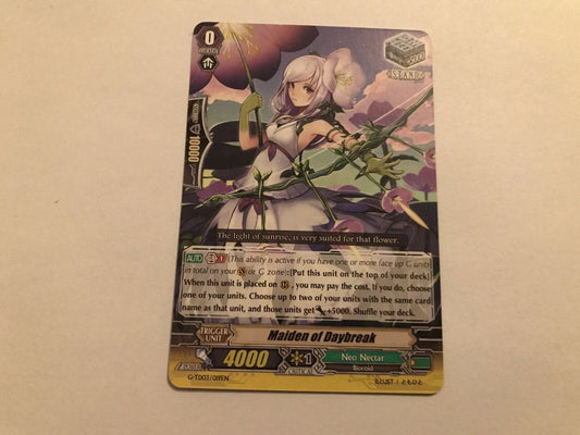 Maiden Of Daybreak G-TD03/019EN Cardfight Vanguard