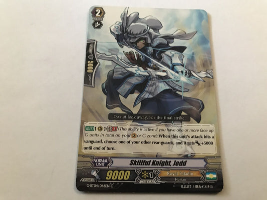 Skillful Knight, Jedd Common G-BT04/046EN C Cardfight Vanguard