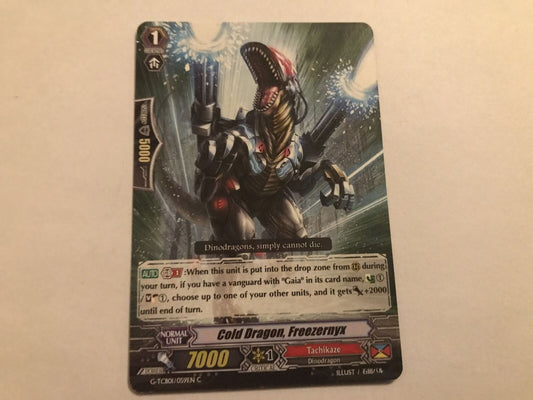 Cold Dragon, Freezernyx G-TCB01/059EN C Cardfight Vanguard