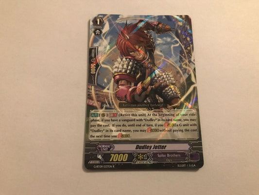 Dudley Jetter Rare Holo G-BT09/037EN R Cardfight Vanguard