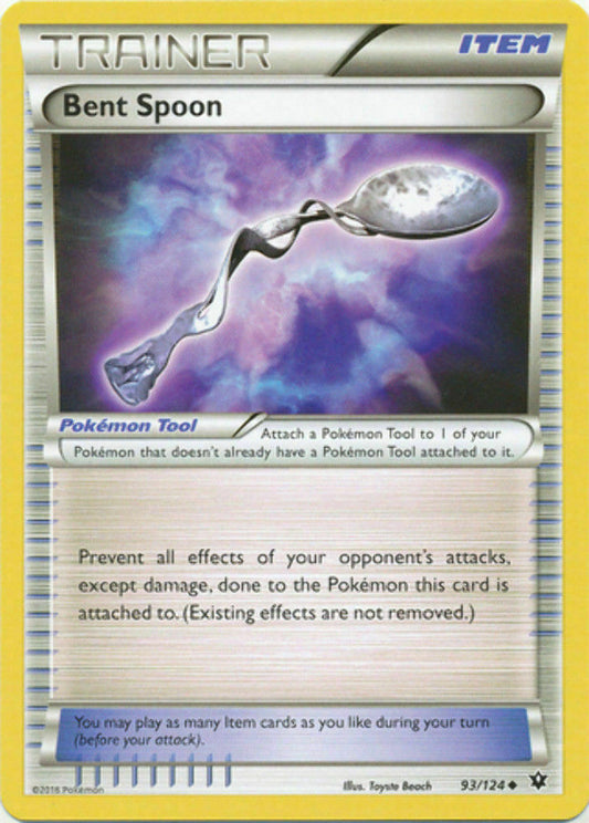 Bent Spoon - 93/124 - Uncommon - Pokemon XY Fates Collide