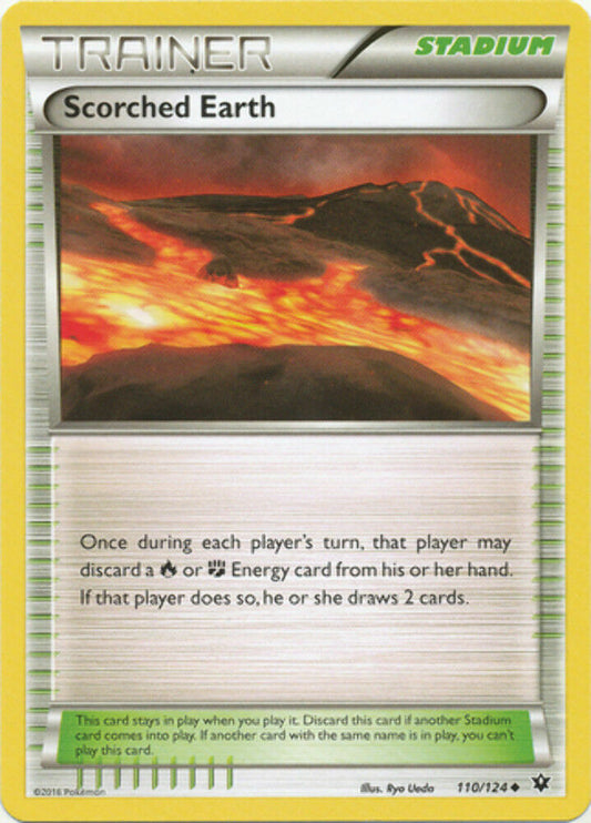 Scorched Earth - 110/124 - Uncommon - Pokemon XY Fates Collide