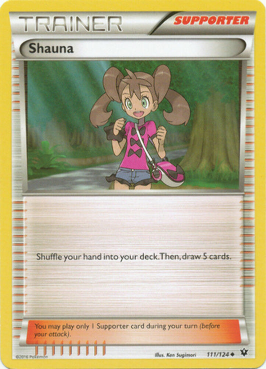 Shauna - 111/124 - Uncommon - Pokemon XY Fates Collide
