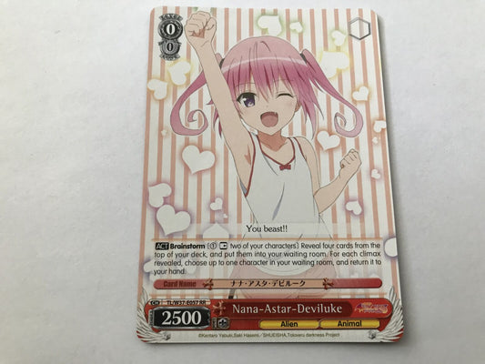 Nana Astar Deviluke Rare Holo TL/W37-E057 RR To Loveru Darkness 2nd