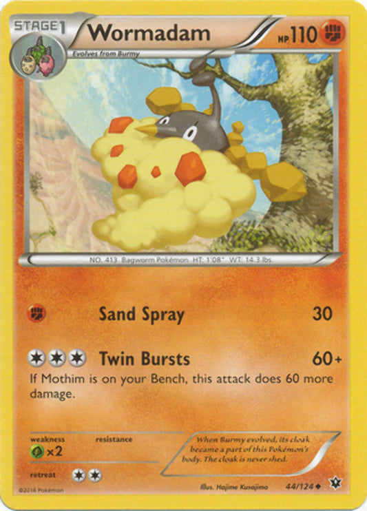 Wormadam - 44/124 - Uncommon - Pokemon XY Fates Collide