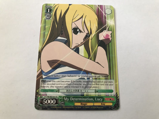 My Determination, Lucy Rare Holo FT/EN-S02-033 R Fairytale