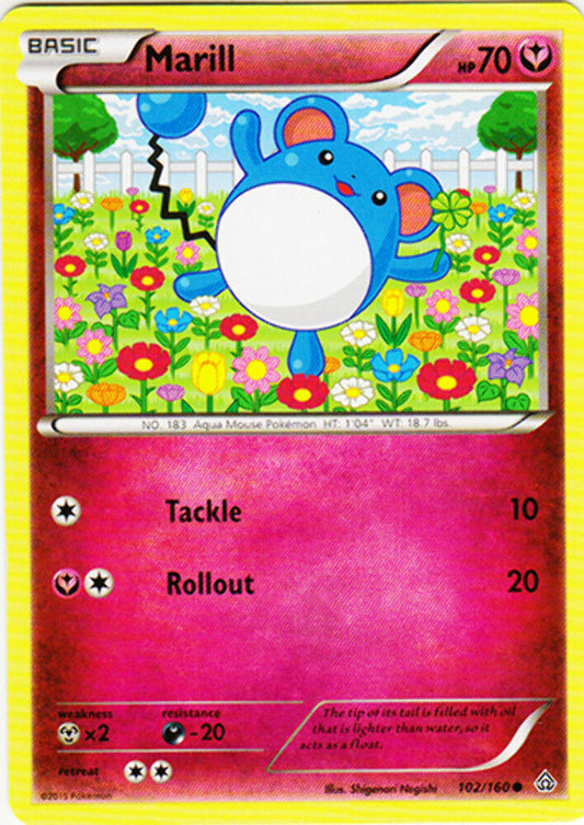 Marill - 102/160 - Common - Pokemon Primal Clash
