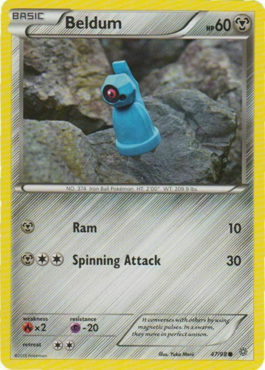 Beldum - 47/98 - Common - Pokemon Ancient Origins