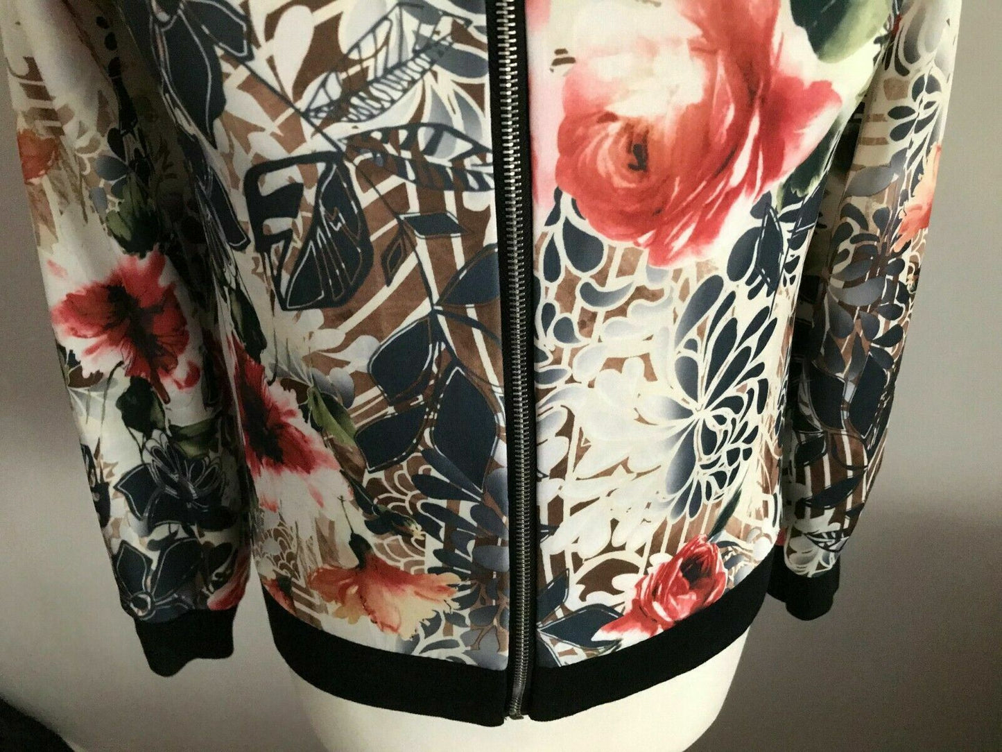 Instyle Ladies Floral Pattered Blazer Jacket UK 10/12