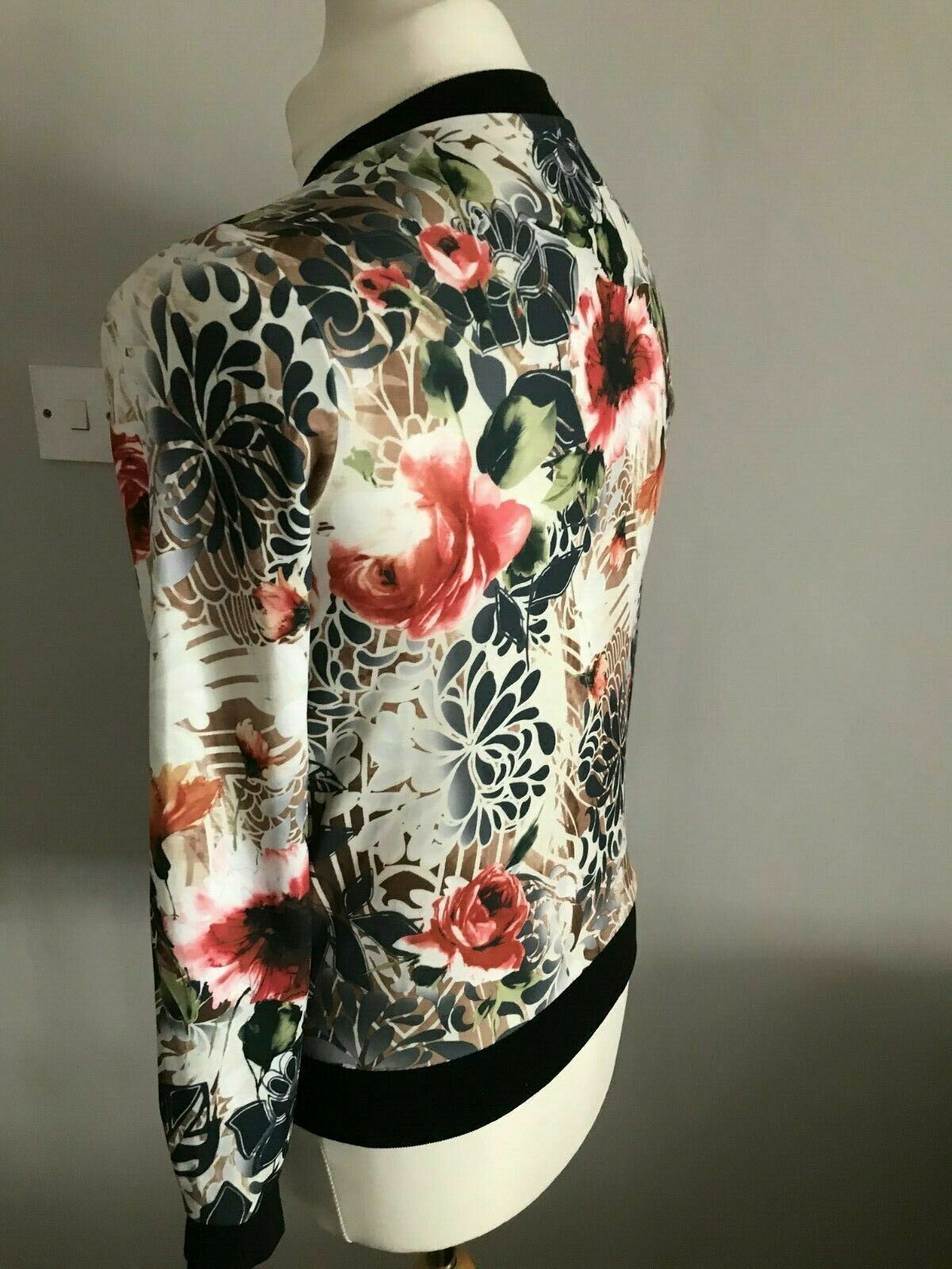 Instyle Ladies Floral Pattered Blazer Jacket UK 10/12