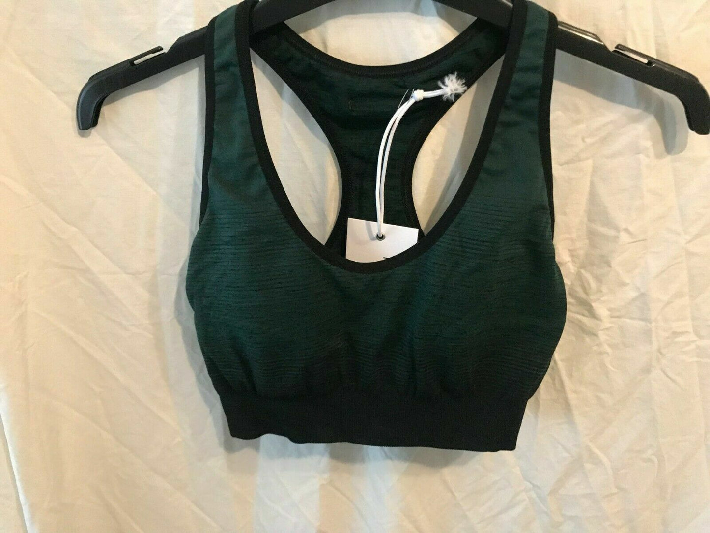 Ladies Pepper & Mayne Body Wear Goddess Training Bra Hunter Green UK XS RRP £49