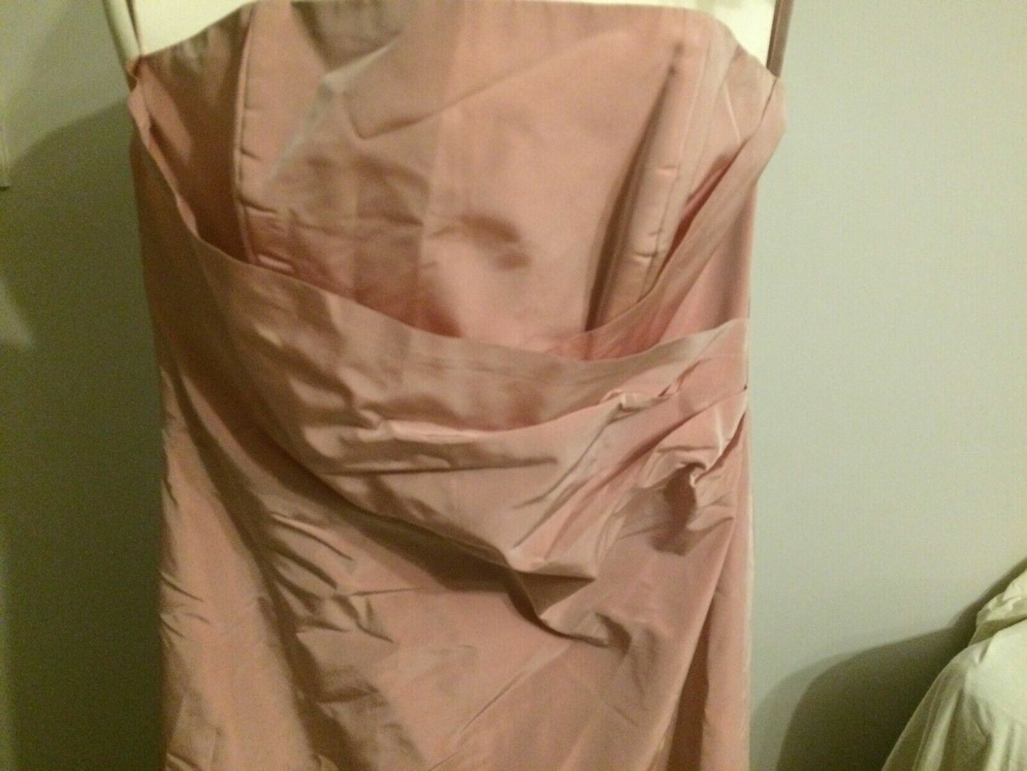 Monsoon Pink Strapless Sleeveless Ball Gown Evening Party Dress UK 8