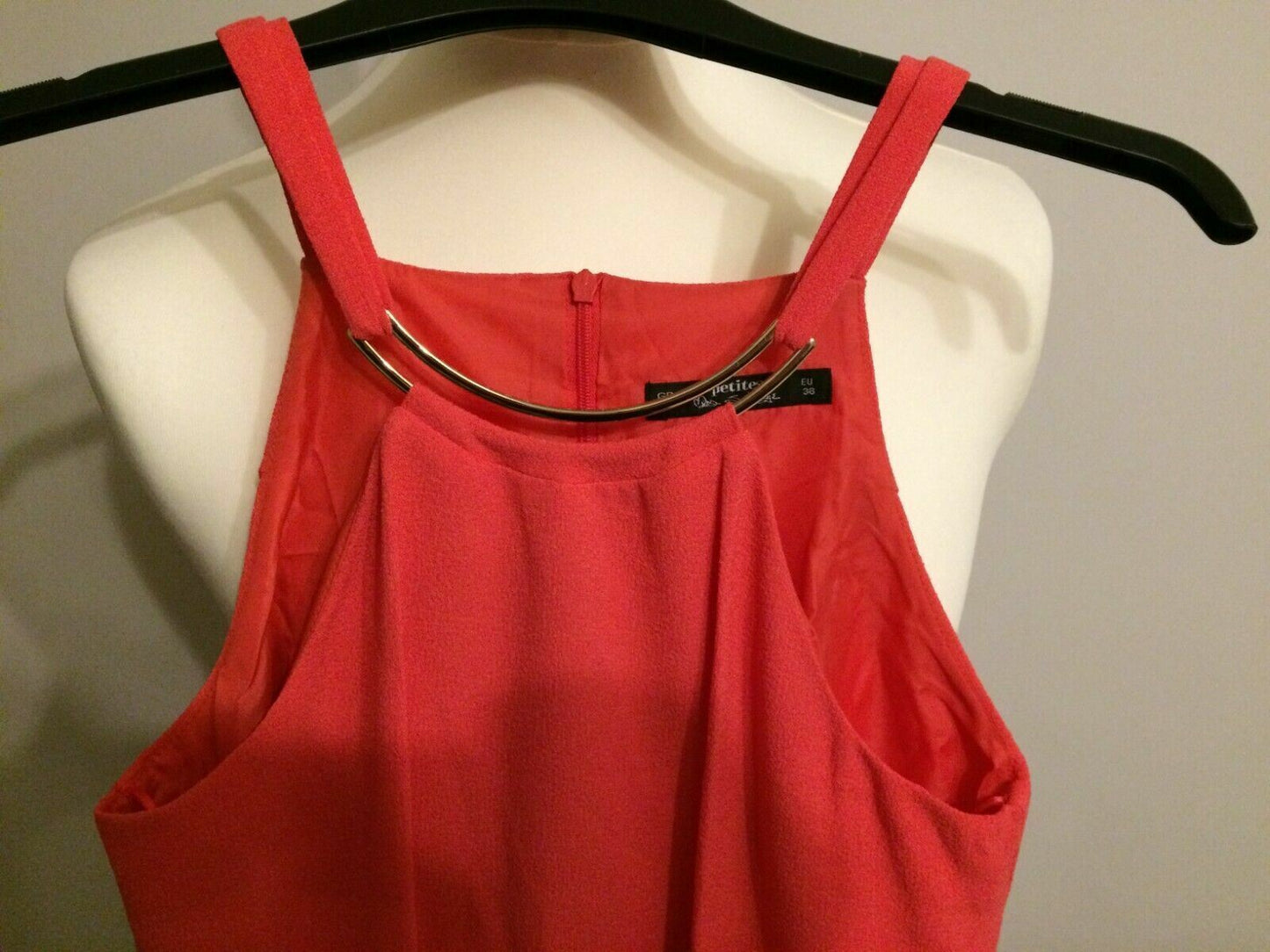 Miss Selfridge Petites Pink Sleeveless Playsuit UK 10