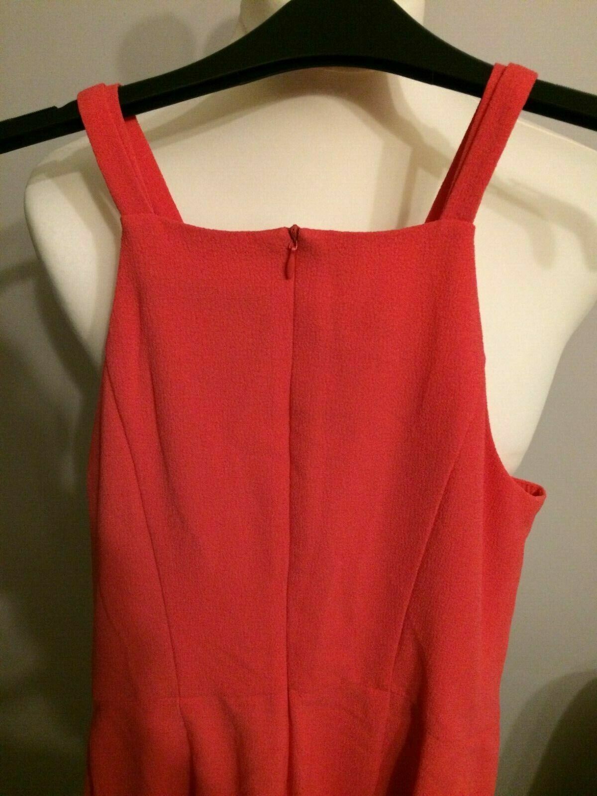 Miss Selfridge Petites Pink Sleeveless Playsuit UK 10