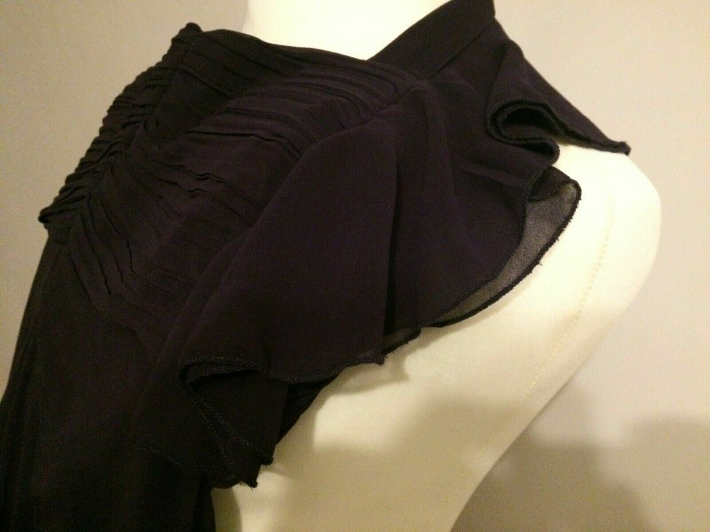 Ever Pretty Purple One Sleeve Evening Party Prom Dress UK 10
