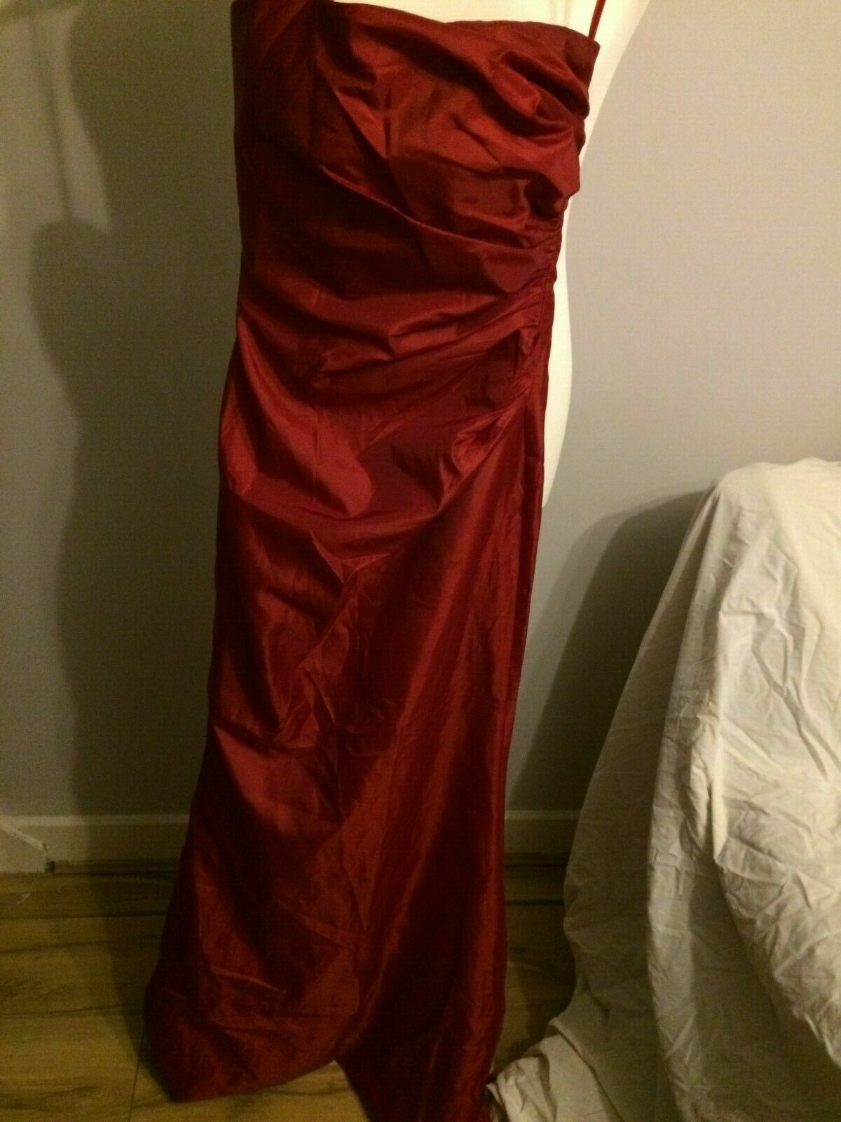 Adolfo Dominguez Red Sleeveless Evening Cocktail Party Dress UK 10