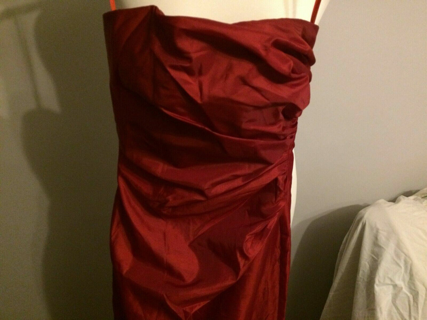 Adolfo Dominguez Red Sleeveless Evening Cocktail Party Dress UK 10